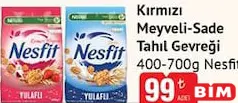 NESTLE NESFİT KIRMIZI MEYVELİ - SADE TAHIL GEVREĞİ 400 G